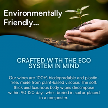 Load image into Gallery viewer, Coconut Breeze freshWIPES Antibacterial/Biodegradable Body Wipes