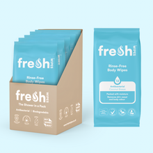 Load image into Gallery viewer, Coconut Breeze freshWIPES Antibacterial/Biodegradable Body Wipes
