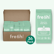 Load image into Gallery viewer, Ocean Fresh Scented FreshWipes Antibacterial/Biodegradable Body Wipes