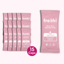 Load image into Gallery viewer, Light Floral Rinse-Free Shampoo Cap