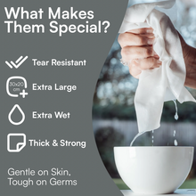 Load image into Gallery viewer, Unscented FreshWipes Antibacterial/Biodegradable Body Wipes - Fragrance Free