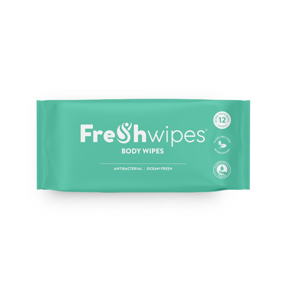 Ocean Fresh Scented FreshWipes Antibacterial Biodegradable Body Wipes ocean-fresh-scented-freshwipes-antibacterial-biodegradable-body-wipes