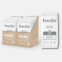 Load image into Gallery viewer, Unscented FreshWipes Antibacterial/Biodegradable Body Wipes - Fragrance Free
