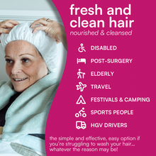 Load image into Gallery viewer, Light Floral Shampoo Cap
