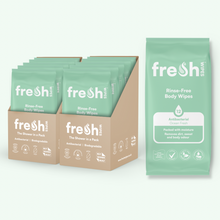 Load image into Gallery viewer, Ocean Fresh Scented FreshWipes Antibacterial/Biodegradable Body Wipes
