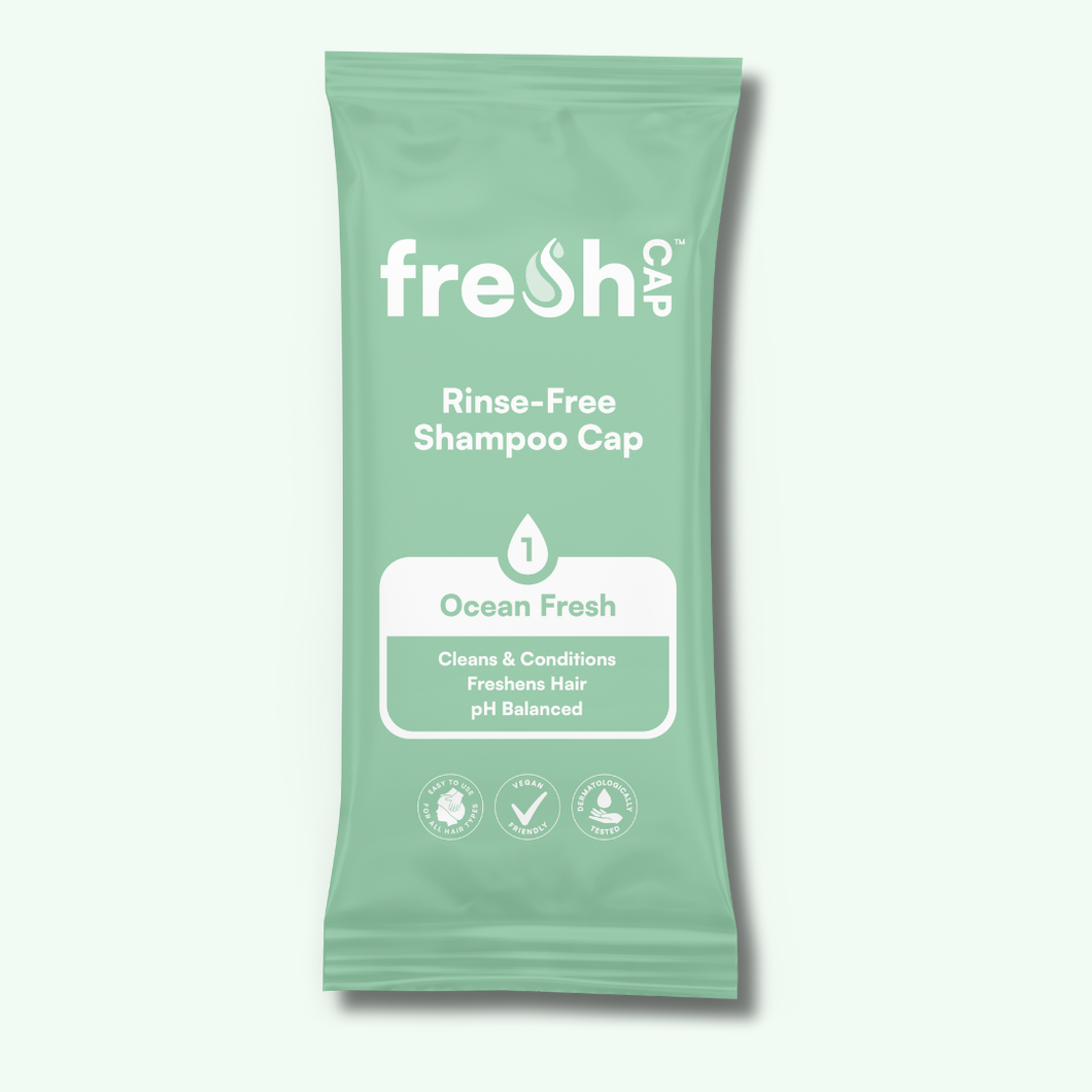 Ocean Fresh Rinse-Free Shampoo Cap