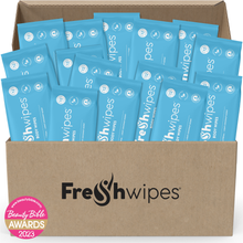 Load image into Gallery viewer, Coconut: 36 x packs (full box) FreshWipes Body Wipes
