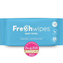 Load image into Gallery viewer, Coconut FreshWipes Antibacterial/Biodegradable Body Wipes
