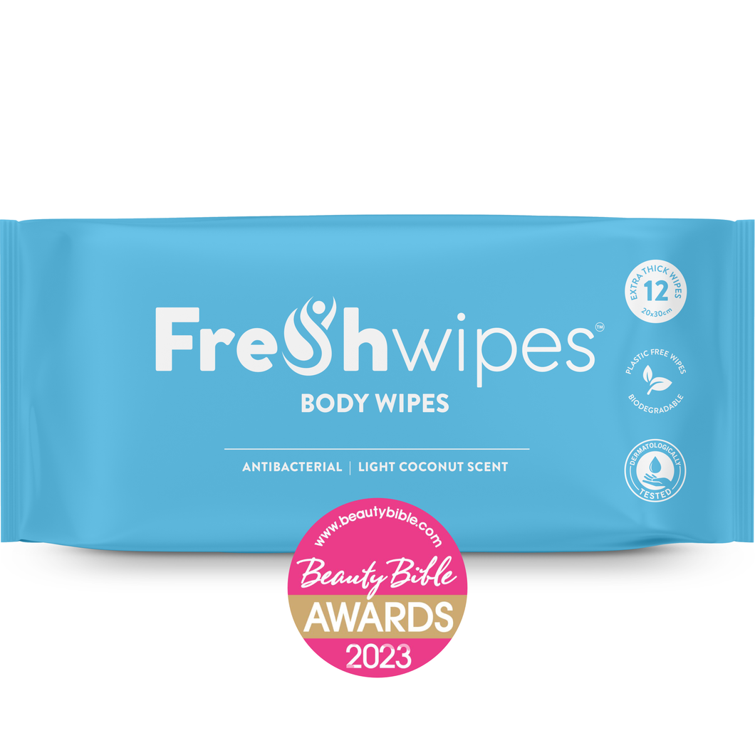Coconut FreshWipes Antibacterial/Biodegradable Body Wipes