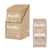 Freshwipes Naturals Rinse-Free Body Wipes – Fresh Cotton Scent