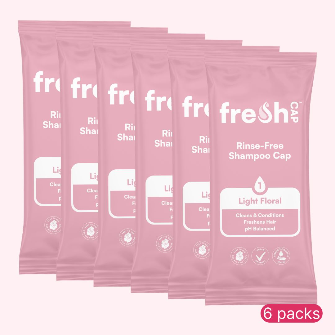 Light Floral Shampoo Cap