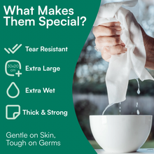 Load image into Gallery viewer, Ocean Fresh Scented FreshWipes Antibacterial/Biodegradable Body Wipes
