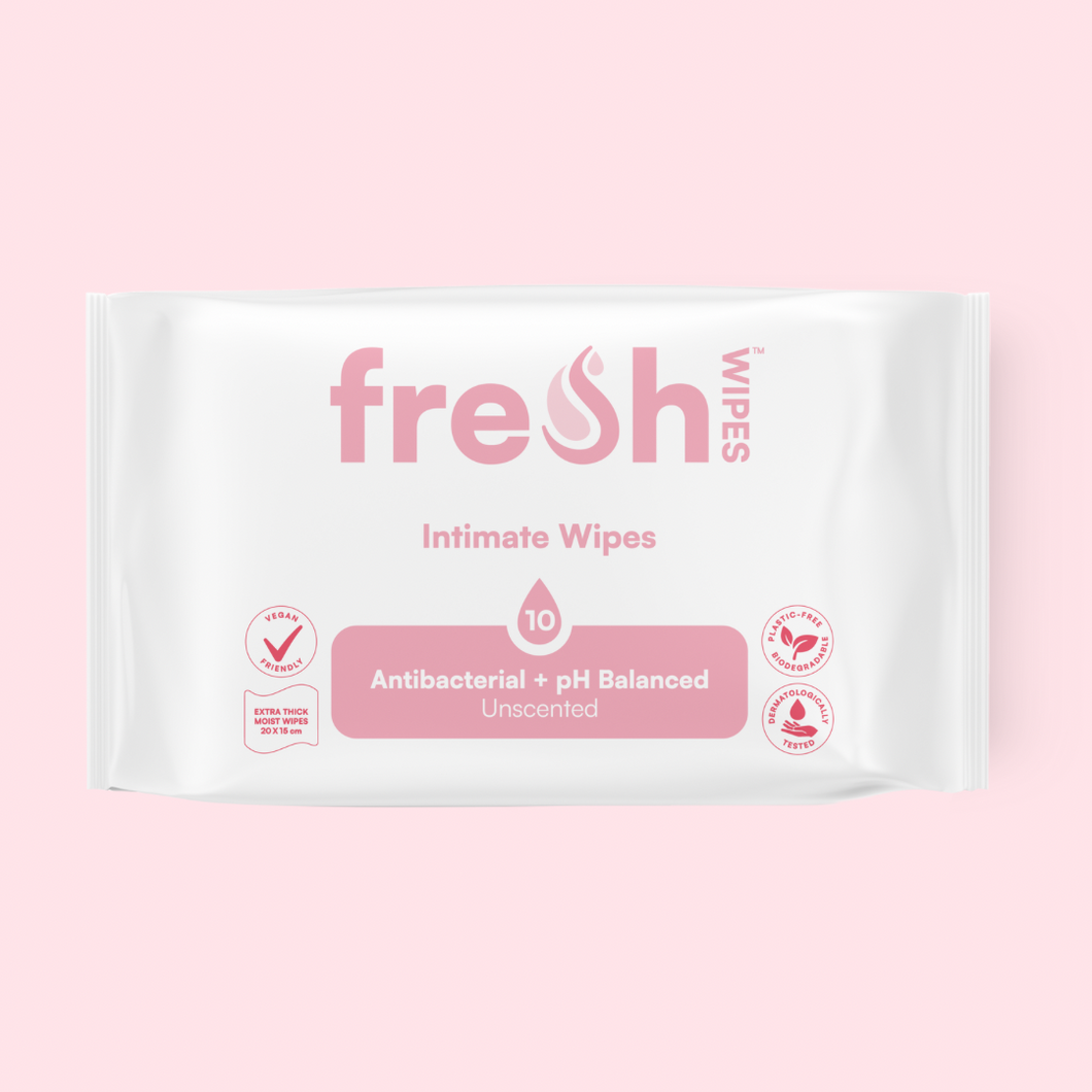 FreshWipes Unscented Intimate Wipes (MINIS)