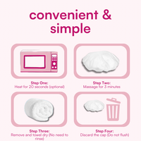 Light Floral Shampoo Cap