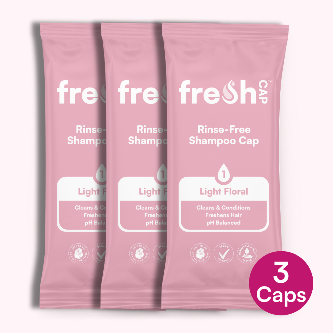 Light Floral Shampoo Cap