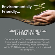 Load image into Gallery viewer, Unscented FreshWipes Antibacterial/Biodegradable Body Wipes - Fragrance Free
