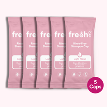 Load image into Gallery viewer, Light Floral Rinse-Free Shampoo Cap

