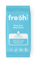 Load image into Gallery viewer, Unscented FreshWipes Antibacterial/Biodegradable Body Wipes - Fragrance Free
