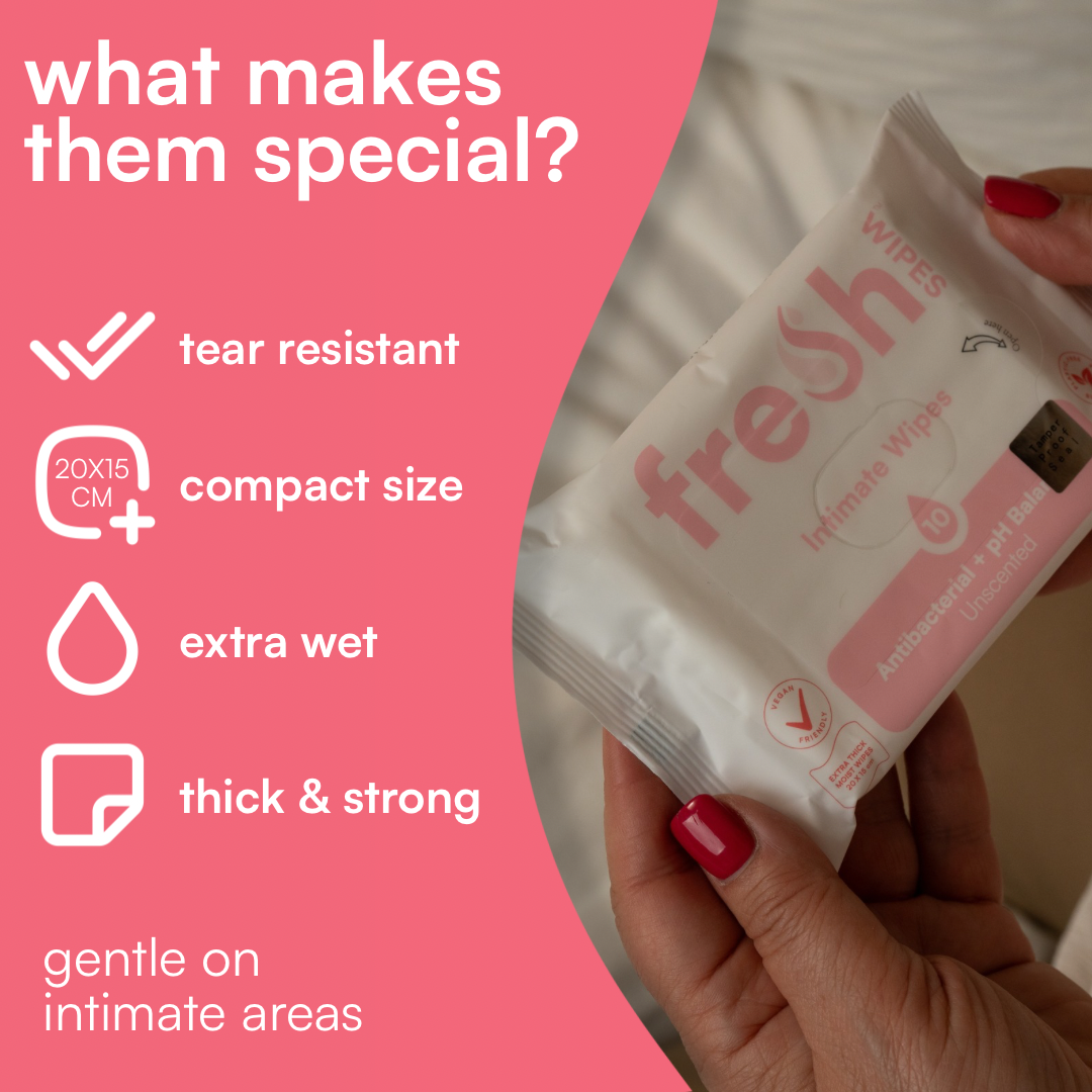 Unscented Intimate Wipes (Mini)
