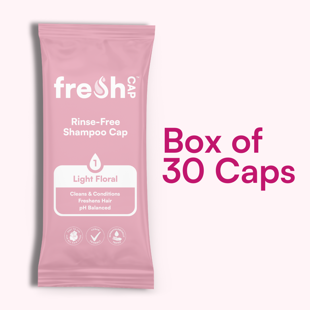 Light Floral Shampoo Cap