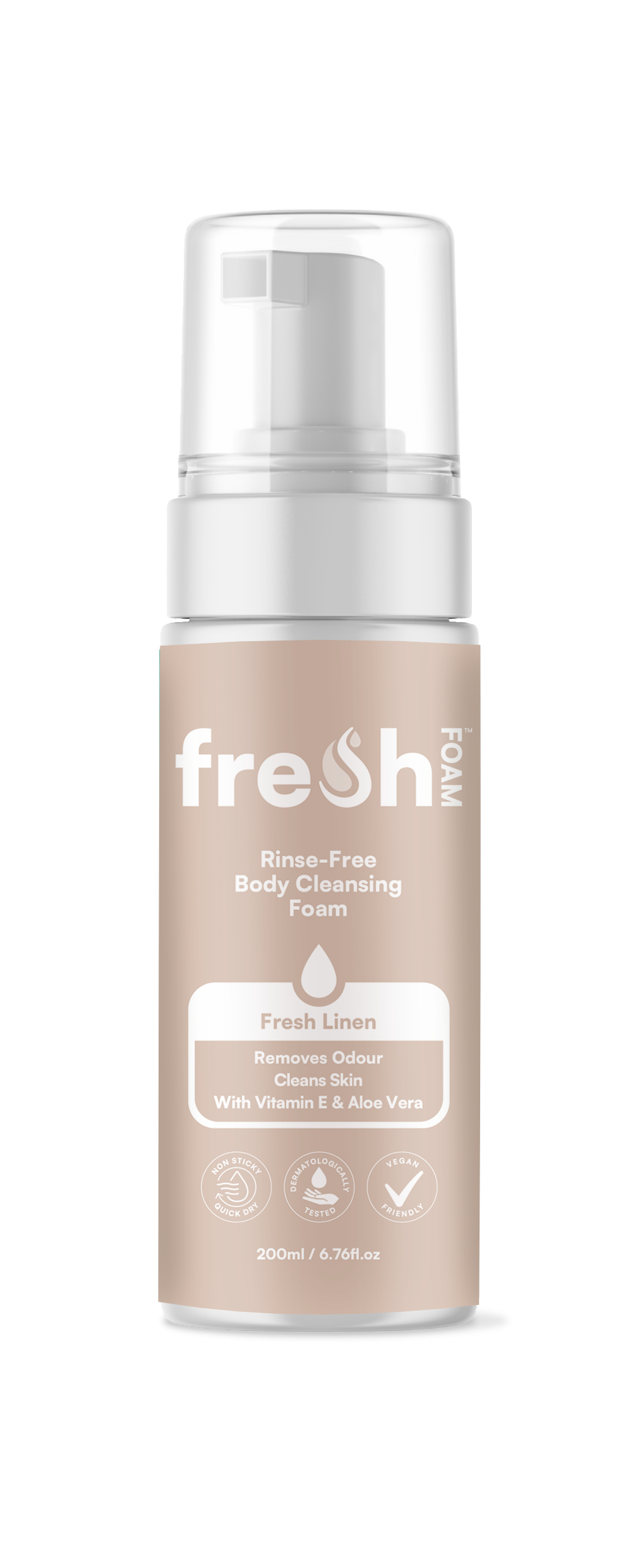 Rinse-Free Body Cleansing Foam