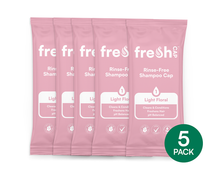 Load image into Gallery viewer, Light Floral Rinse-Free Shampoo Cap
