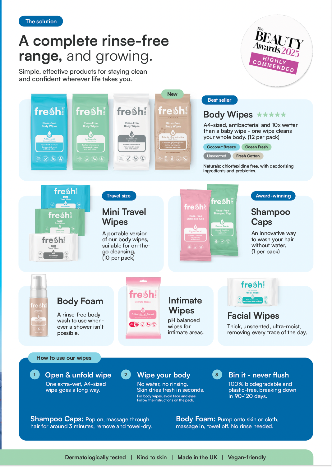 Freshwipes Brochure