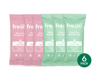FreshWipes Shampoo Cap Variety Bundle — no-rinse hair washing caps in multiple scents, ideal for travel and post-surgery