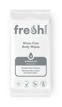 Load image into Gallery viewer, Unscented FreshWipes Antibacterial/Biodegradable Body Wipes - Fragrance Free
