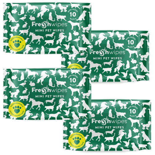 Mini pet wipes
