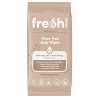 Freshwipes Naturals Rinse-Free Body Wipes – Fresh Cotton Scent
