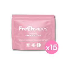 Load image into Gallery viewer, Light Floral Rinse-Free Shampoo Cap
