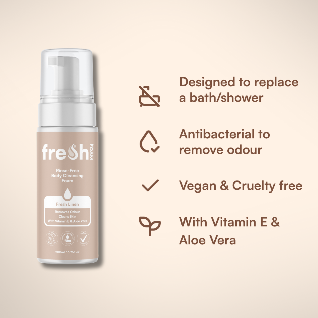 Rinse-Free Body Cleansing Foam