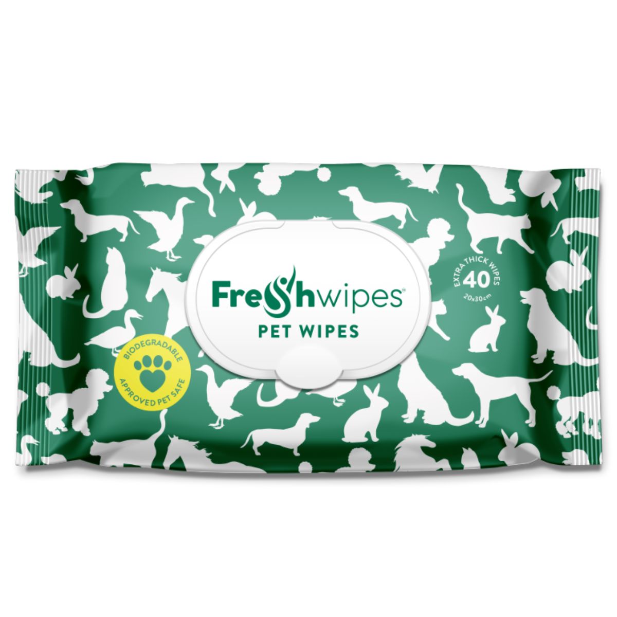 Maxi Pet Wipe Bundle - 2 packs  (80 Wipes)