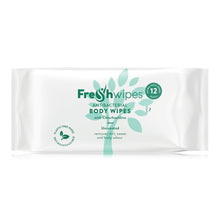Load image into Gallery viewer, Unscented: 10 x packs FreshWipes Body Wipes
